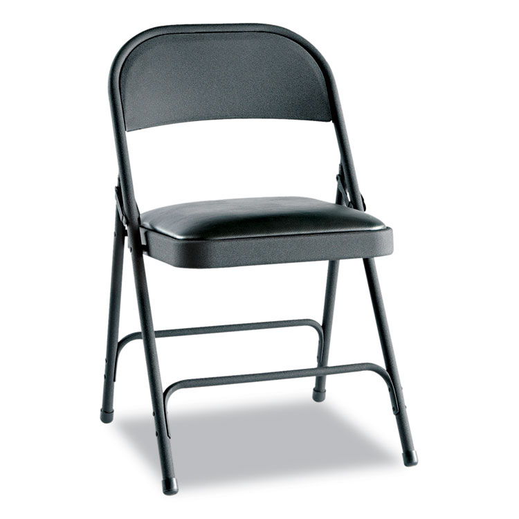 padded folding chairs with arms