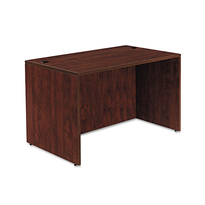 Alera Valencia Series Straight Front Desk Shell, 47.25" x 29.5" x 29.63", Mahogany