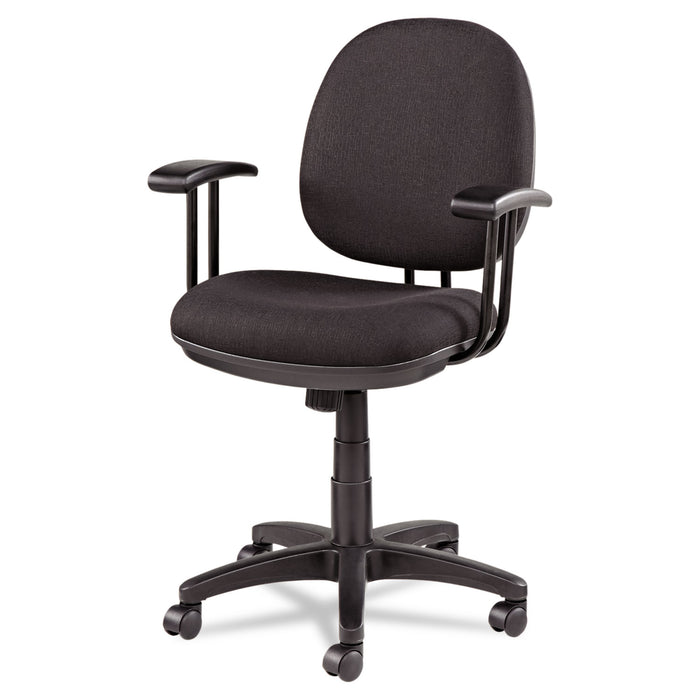 Alera Interval Series Swivel/Tilt Task Chair, Supports Up to 275 lb, 18.42" to 23.46" Seat Height, Black