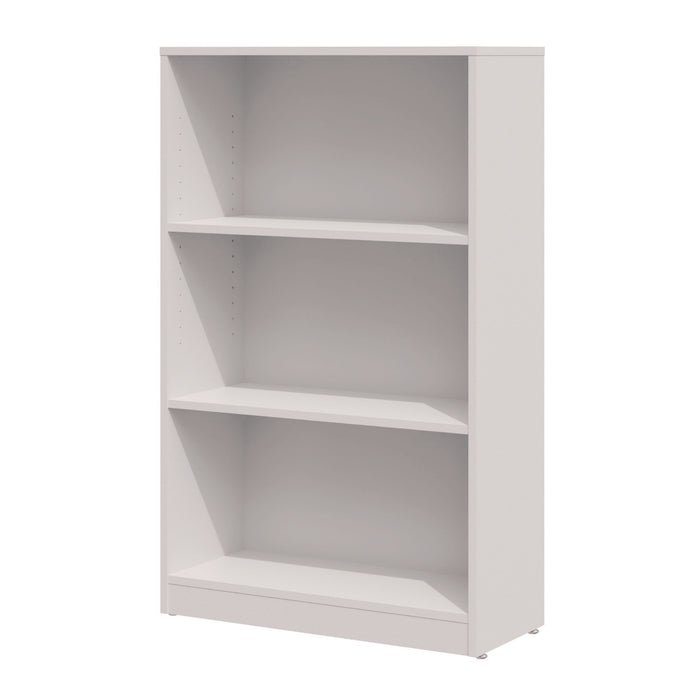 Three-Shelf Bookcase, 27.56" x 11.42" x 44.33", White