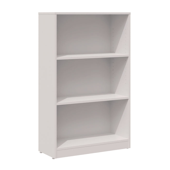 Three-Shelf Bookcase, 27.56" x 11.42" x 44.33", White