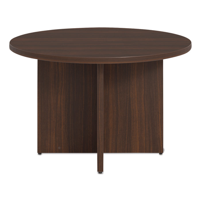 Alera Seville Round Conference Table, Round, 48" Diameter, Mahogany