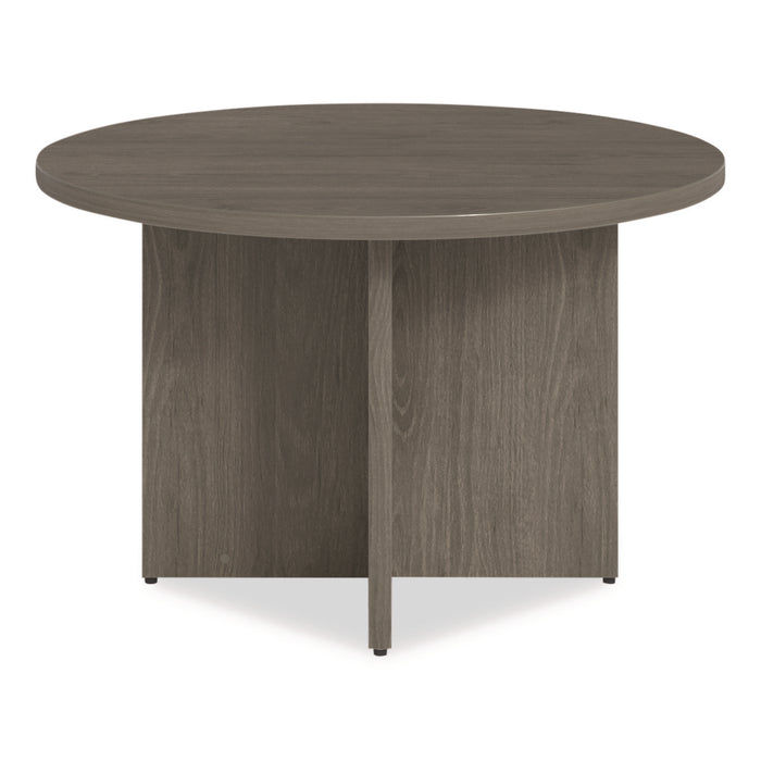 Alera Seville Round Conference Table, Round, 48" Diameter, Walnut