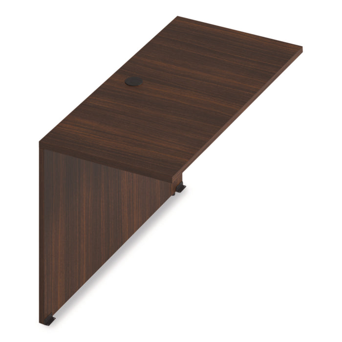 Alera Seville Series Bridge Return, 48w x 24d x 29h, Mahogany