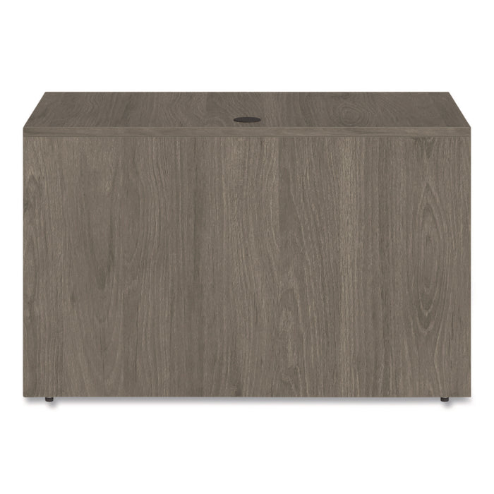 Alera Seville Series Bridge Return, 48w x 24d x 29h, Walnut