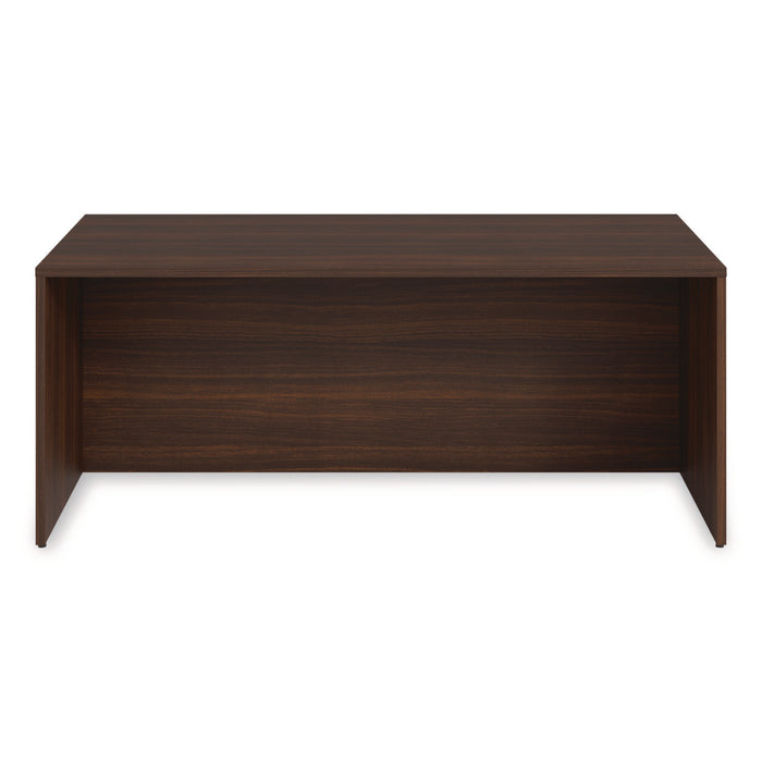 Alera Seville Series Desk Shell, 72" x 36" x 29", Mahogany