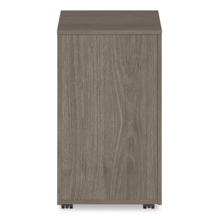 Alera Seville Series Mobile Pedestal, Left/Right, 3-Drawer: Box/Box/File, Legal, Walnut, 15" x 18" x 27"