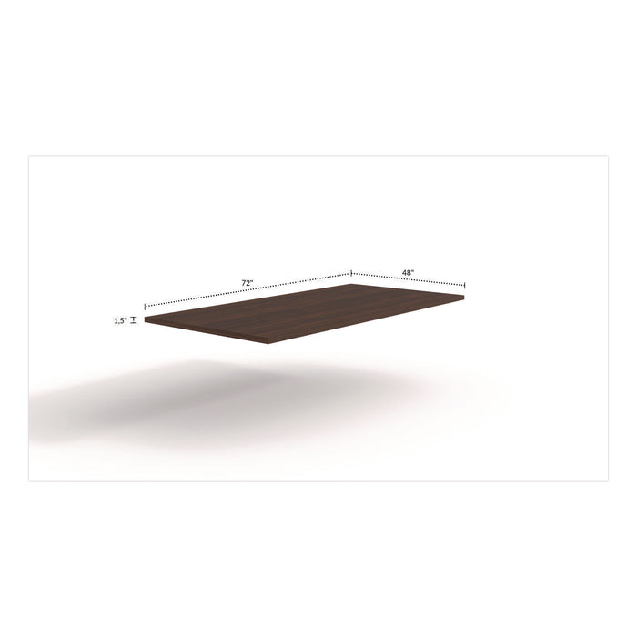 Alera Seville 96" Wide Conference Table Top, Rectangular, 96w x 48d x 1.5h, Mahogany