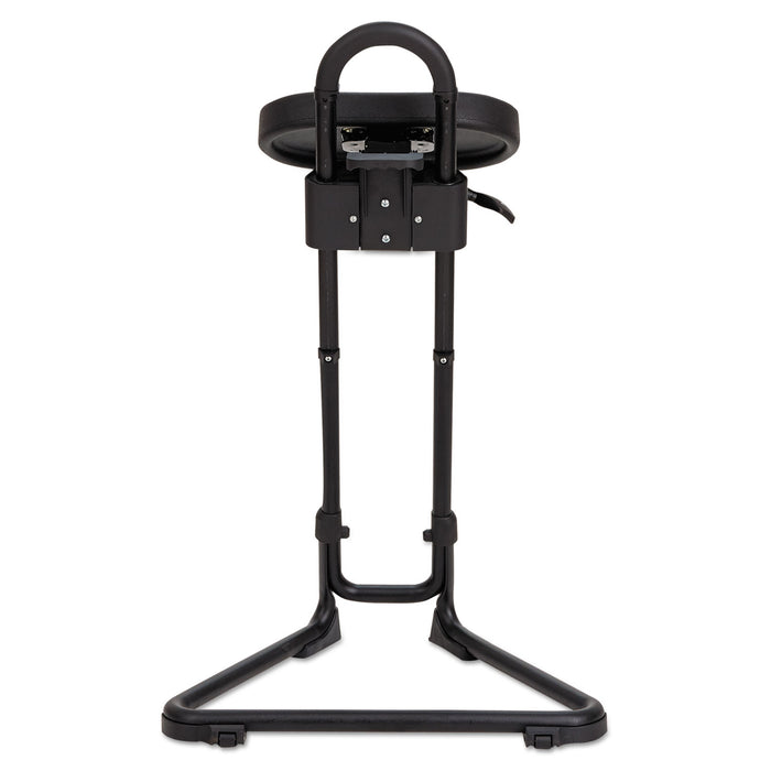 Alera SS Series Sit/Stand Adjustable Stool, Supports Up to 300 lb, Black