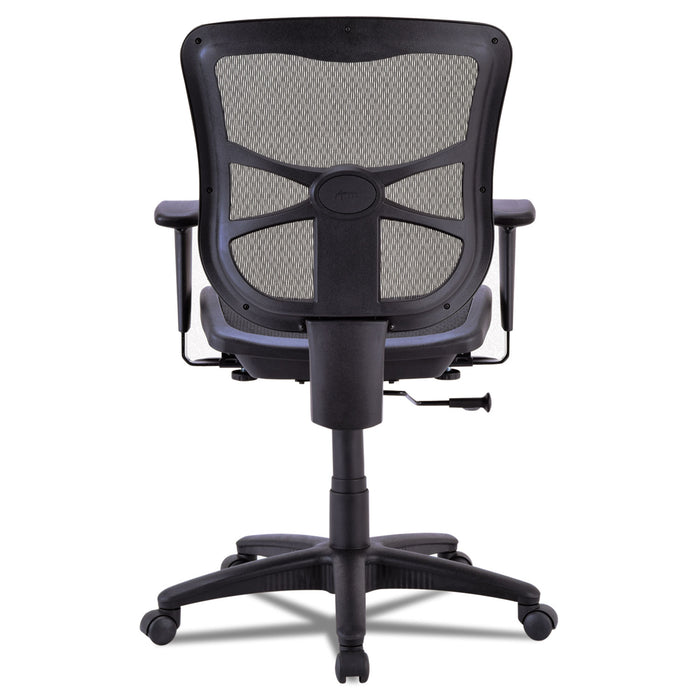 Alera Elusion Series Mesh Mid-Back Swivel/Tilt Chair, Supports Up to 275 lb, 17.9" to 21.6" Seat Height, Black