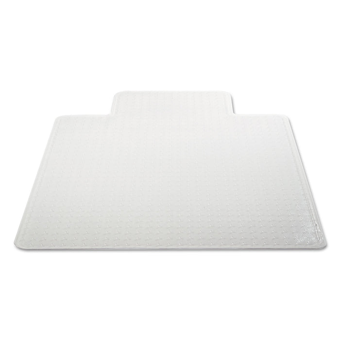 Moderate Use Studded Chair Mat for Low Pile Carpet, 36 x 48, Lipped, Clear