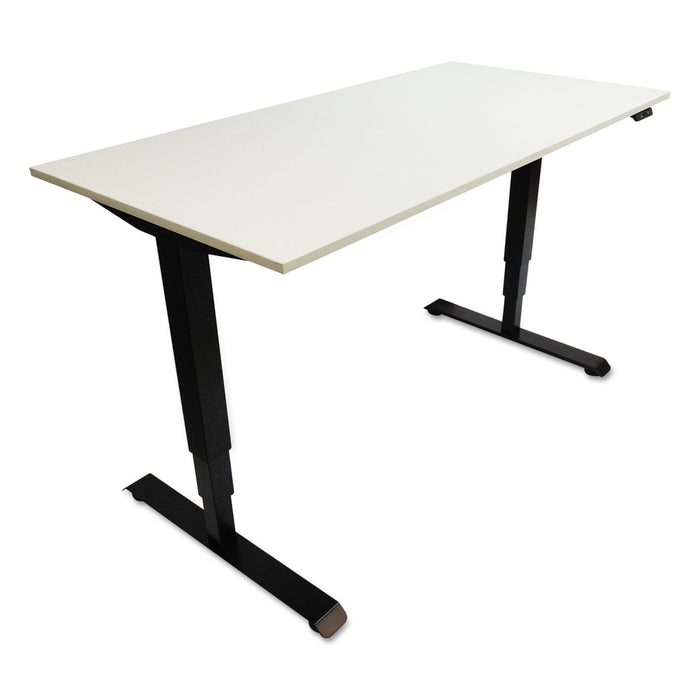 AdaptivErgo Sit-Stand 3-Stage Electric Height-Adjustable Table Base with Memory Control, 48.06" x 24.35" x 25" to 50.7",Black