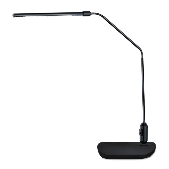 LED Desk Lamp With Interchangeable Base Or Clamp, 5.13w x 21.75d x 21.75h, Black