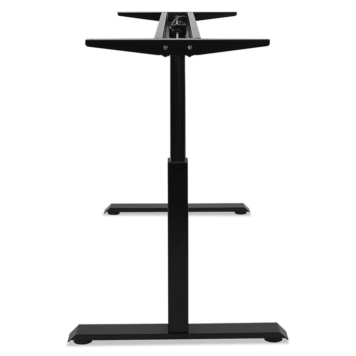 AdaptivErgo Sit-Stand Pneumatic Height-Adjustable Table Base, 59.06" x 28.35" x 26.18" to 39.57", Black