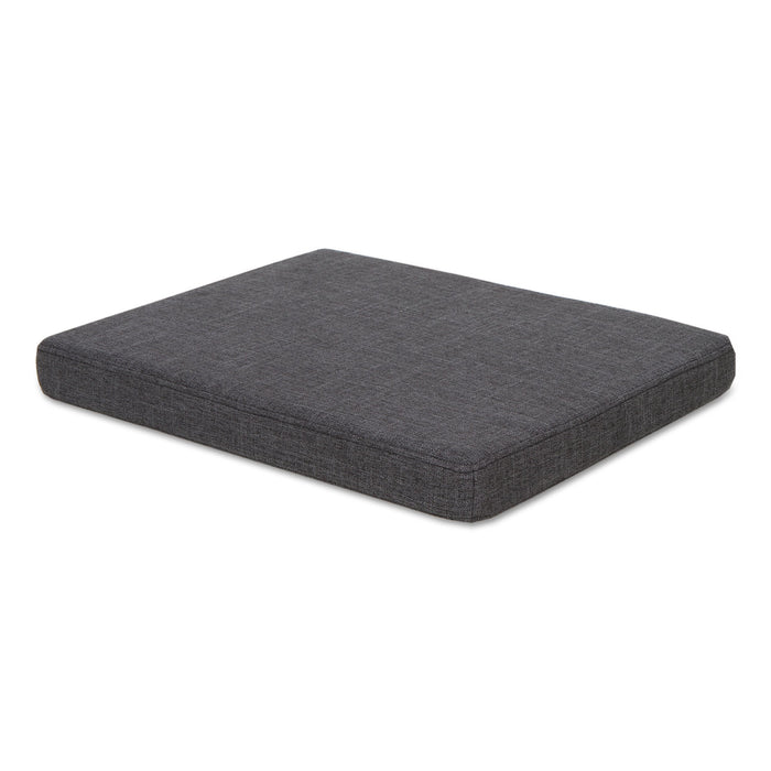 Pedestal File Seat Cushion, 14.88 x 19.13 x 2.13, Smoke