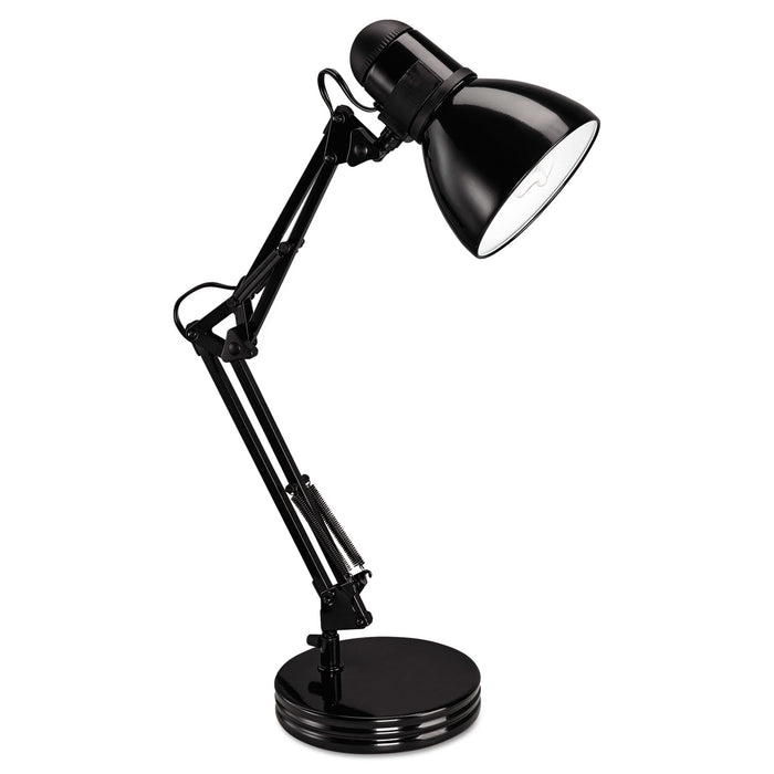 Architect Desk Lamp, Adjustable Arm, 6.75w x 11.5d x 22h, Black