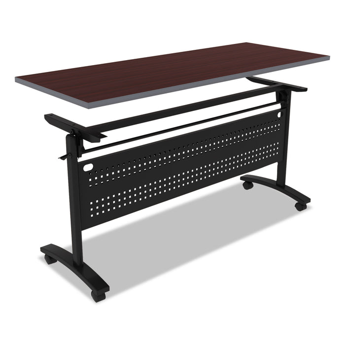 Alera Valencia Flip Training Table Base, Modesty Panel, 57.88w x 19.75d x 28.5h, Black