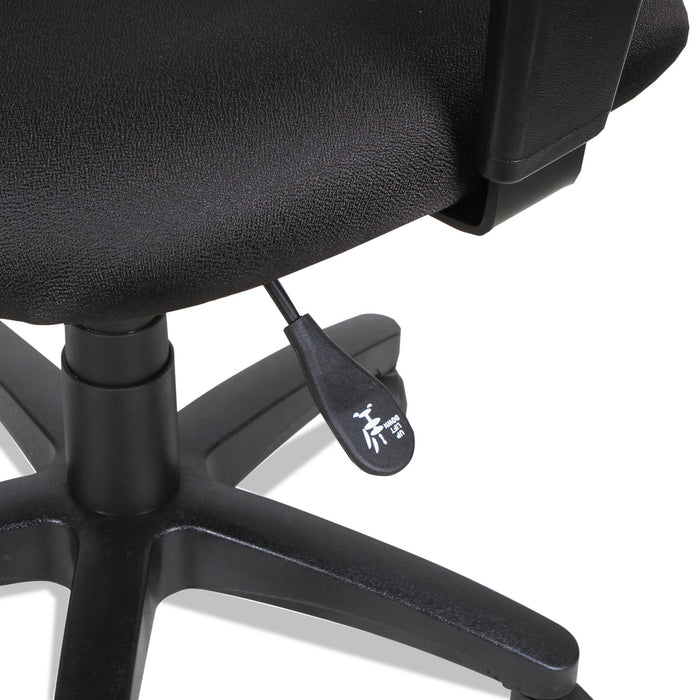 Alera Essentia Series Swivel Task Chair, Supports Up to 275 lb, 17.71" to 22.44" Seat Height, Black