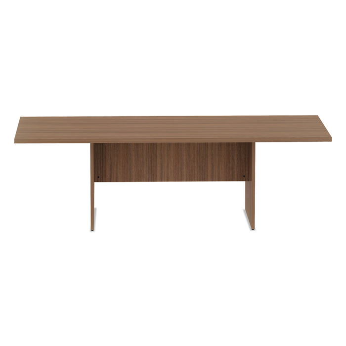 Alera Valencia Series Conference Table, Rectangular, 94.5w x 41.38d x 29.5h, Modern Walnut