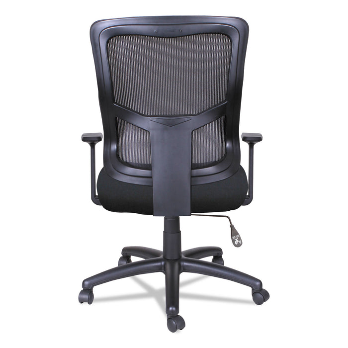 Alera Elusion II Series Mesh Mid-Back Swivel/Tilt Chair, Supports Up to 275 lb, 18.11" to 21.77" Seat Height, Black