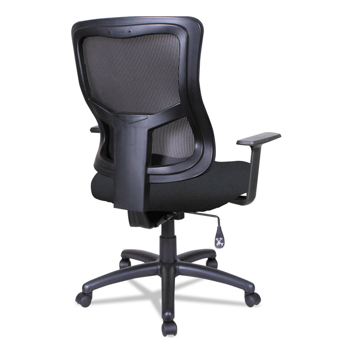 Alera Elusion II Series Mesh Mid-Back Swivel/Tilt Chair, Supports Up to 275 lb, 18.11" to 21.77" Seat Height, Black