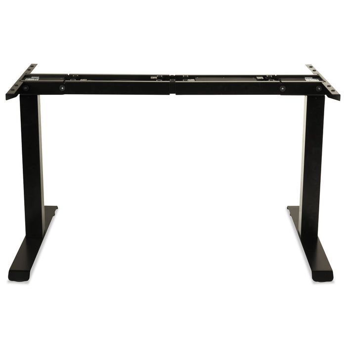 AdaptivErgo Sit-Stand Two-Stage Electric Height-Adjustable Table Base, 48.06" x 24.35" x 27.5" to 47.2", Black