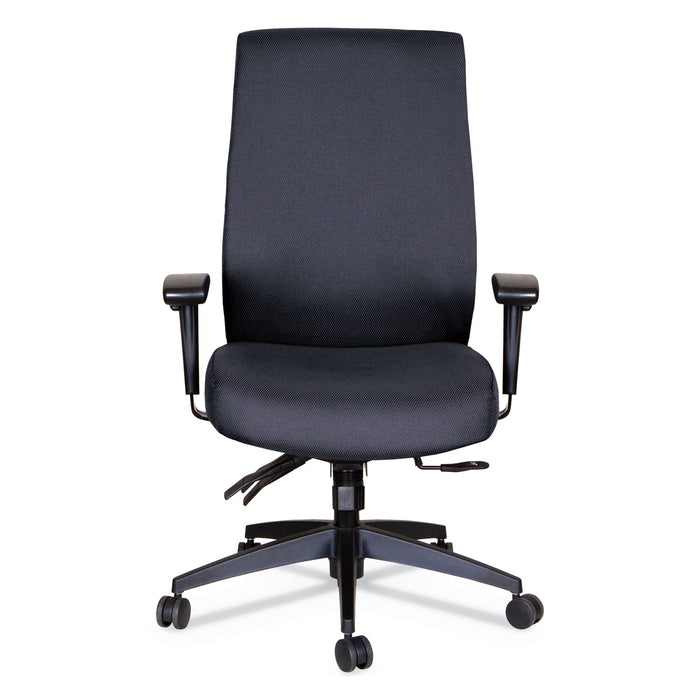 Alera Elusion Series Mesh Mid-Back Swivel/Tilt Chair, Supports Up to 275 lb, 17.9" to 21.6" Seat Height, Black