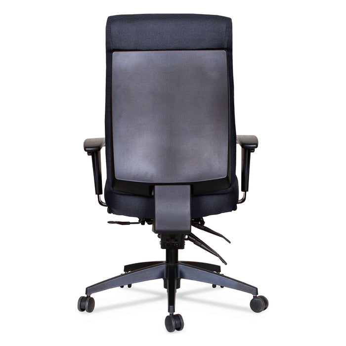 Alera Elusion Series Mesh Mid-Back Swivel/Tilt Chair, Supports Up to 275 lb, 17.9" to 21.6" Seat Height, Black