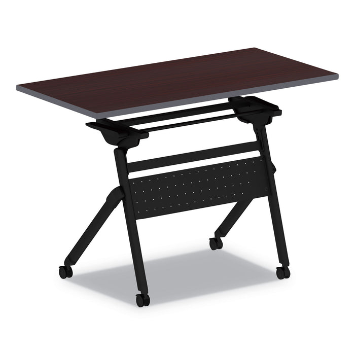 Alera Valencia Flip Training Table Base, Modesty Panel, 57.88w x 19.75d x 28.5h, Black