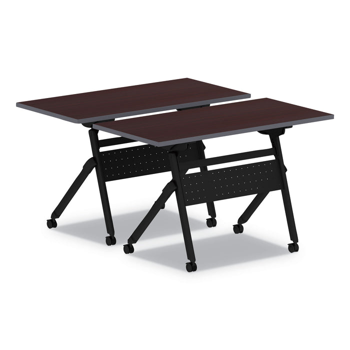 Alera Valencia Flip Training Table Base, Modesty Panel, 57.88w x 19.75d x 28.5h, Black