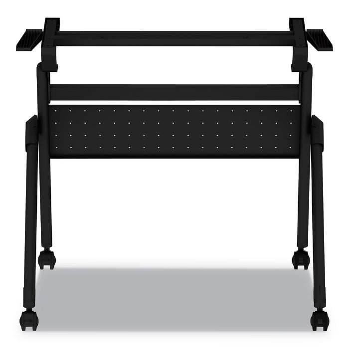 Alera Valencia Flip Training Table Base, Modesty Panel, 57.88w x 19.75d x 28.5h, Black