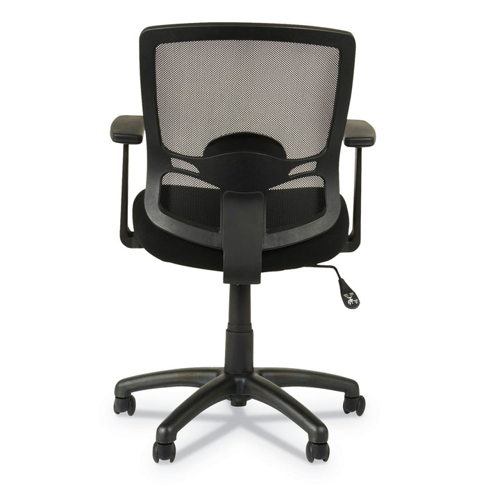 Alera Etros Series Mesh Mid-Back Chair, Supports Up to 275 lb, 18.03" to 21.96" Seat Height, Black