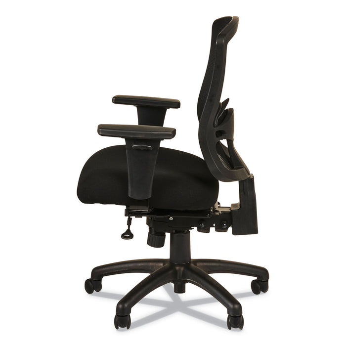 Alera Etros Series Mid-Back Multifunction with Seat Slide Chair, Supports Up to 275 lb, 17.83" to 21.45" Seat Height, Black