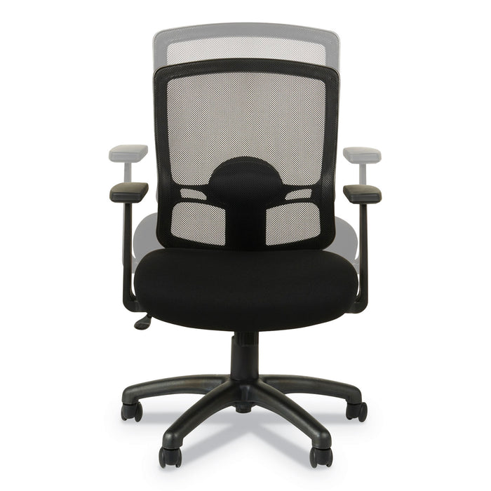 Alera Etros Series Mesh Mid-Back Chair, Supports Up to 275 lb, 18.03" to 21.96" Seat Height, Black