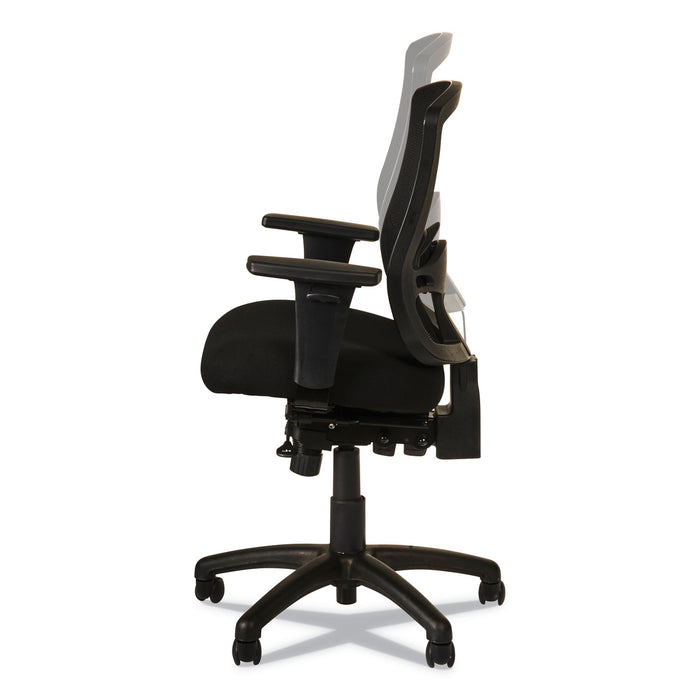 Alera Etros Series Mid-Back Multifunction with Seat Slide Chair, Supports Up to 275 lb, 17.83" to 21.45" Seat Height, Black