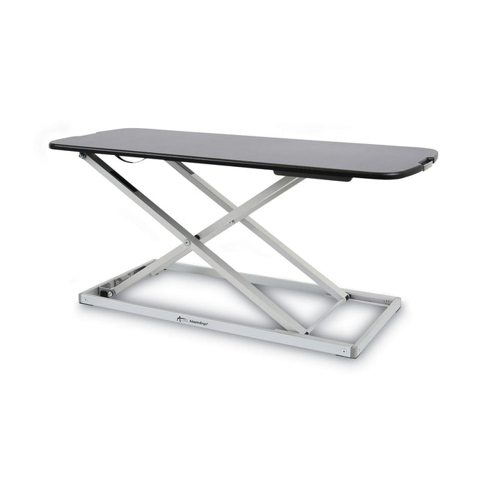 AdaptivErgo Laptop Lifting Workstation, 31.25" x 12.63" x 1.38" to 16", Black/Silver