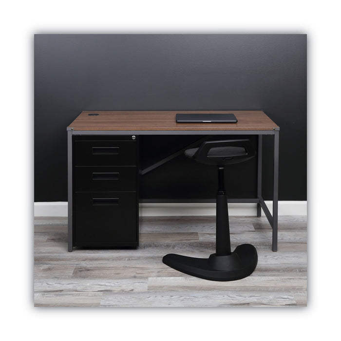 File Pedestal, Left or Right, 3-Drawers: Box/Box/File, Legal/Letter, Black, 14.96" x 19.29" x 27.75"