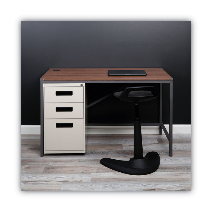 File Pedestal, Left or Right, 3-Drawers: Box/Box/File, Legal/Letter, Putty, 14.96" x 19.29" x 27.75"