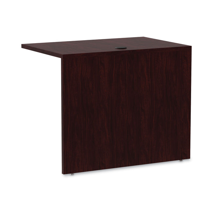 Alera Valencia Series Reversible Return/Bridge Shell, 35w x 23.63d x 29.5h, Mahogany