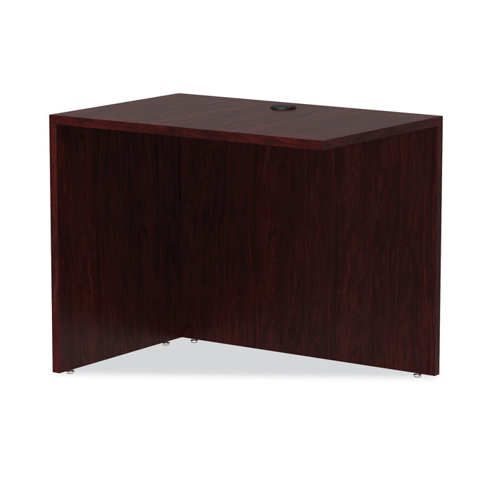 Alera Valencia Series Reversible Return/Bridge Shell, 35w x 23.63d x 29.5h, Mahogany