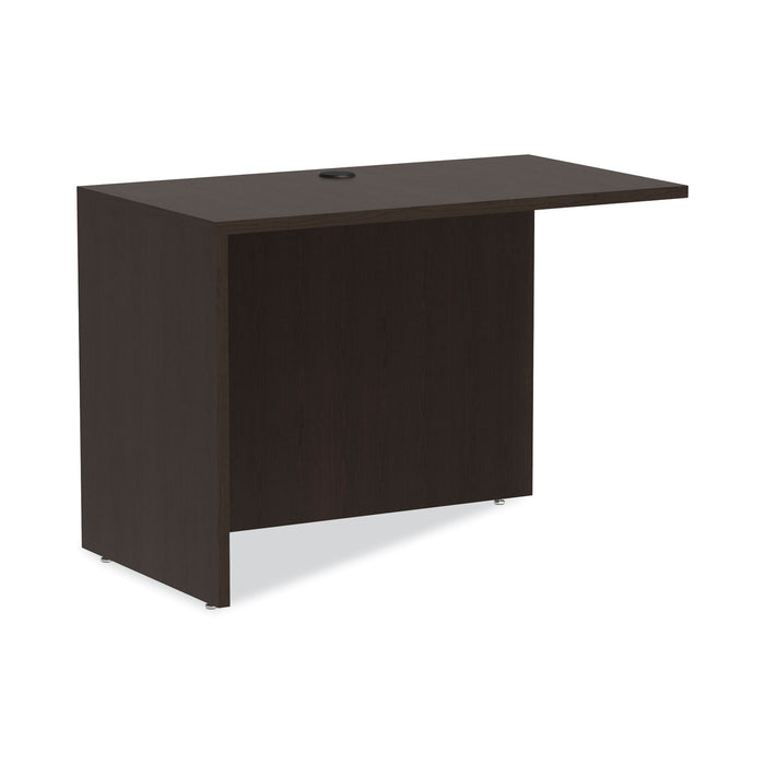 Alera Valencia Series Reversible Return/Bridge Shell, 42w x 23.63d x 29.5, Espresso