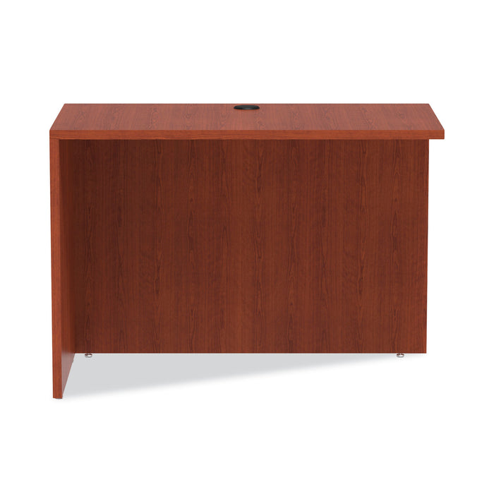 Alera Valencia Series Reversible Return/Bridge Shell, 42w x 23.63d x 29.5h, Medium Cherry