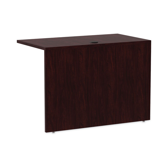 Alera Valencia Series Reversible Return/Bridge Shell, 42w x 23.63d x 29.5h. Mahogany