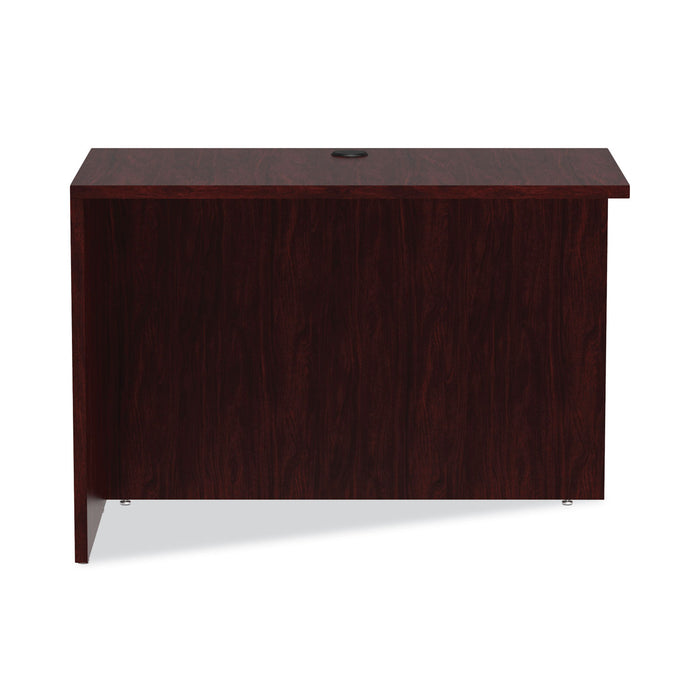 Alera Valencia Series Reversible Return/Bridge Shell, 42w x 23.63d x 29.5h. Mahogany