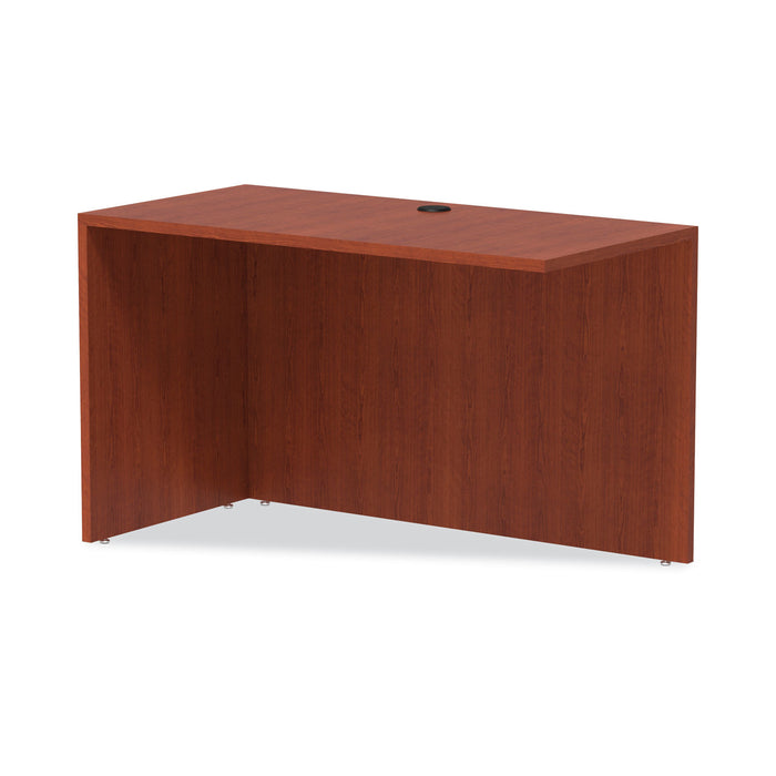 Alera Valencia Series Reversible Return/Bridge Shell, 47.25w x 23.63d x 29.5h, Cherry