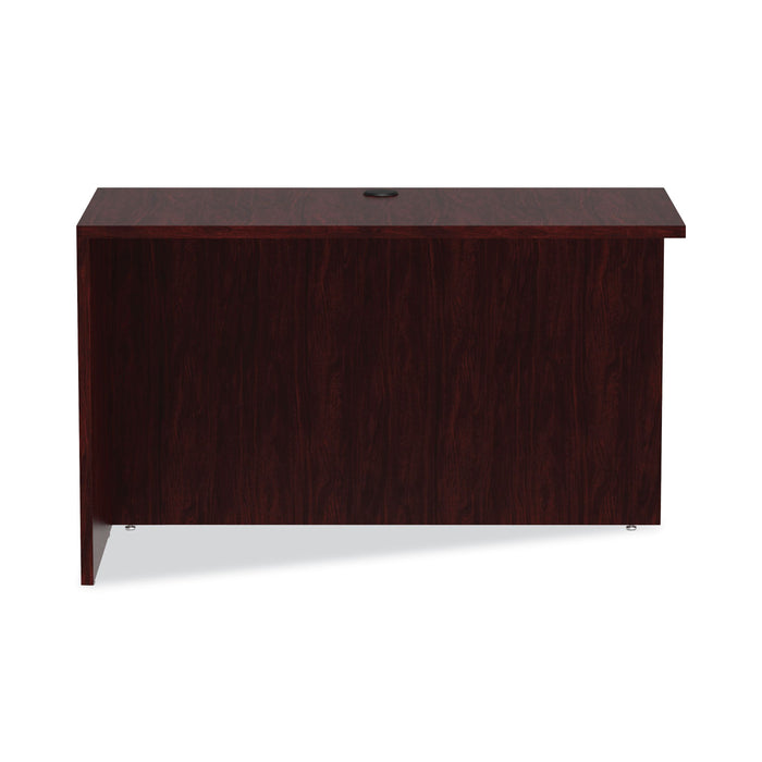 Alera Valencia Series Reversible Return/Bridge Shell, 47.25w x 23.63d x 29.5h, Mahogany