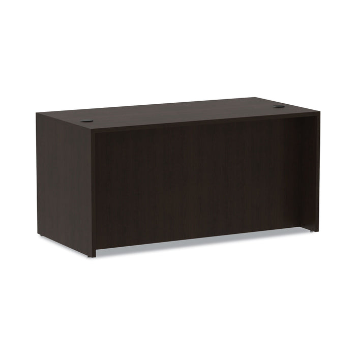 Alera Valencia Series Straight Front Desk Shell, 59.13" x 29.5" x 29.63", Espresso