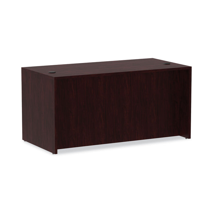 Alera Valencia Series Straight Front Desk Shell, 59.13" x 29.5" x 29.63", Mahogany