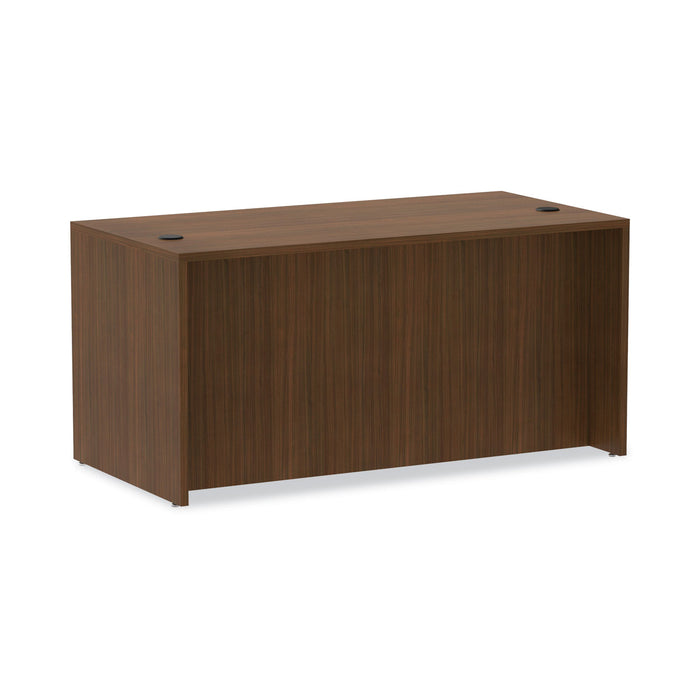 Alera Valencia Series Straight Front Desk Shell, 59.13" x 29.5" x 29.63", Modern Walnut