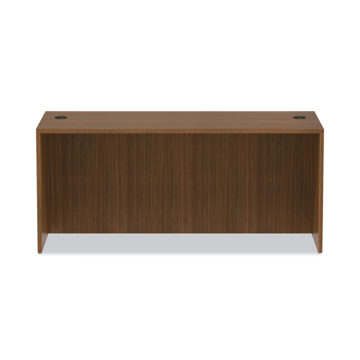 Alera Valencia Series Straight Front Desk Shell, 65" x 29.5" x 29.63", Modern Walnut